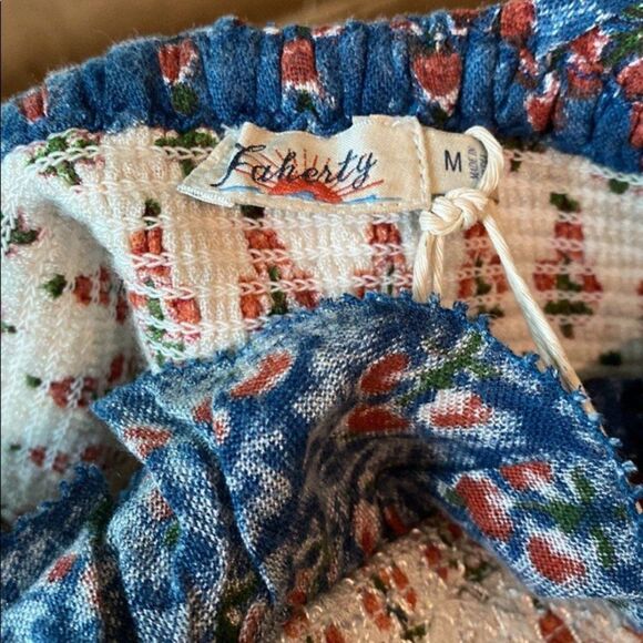 Faherty Sylvie Crochet Maxi Dress Kapu Beach M - Picture 5 of 8